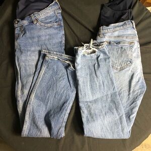 Abercrombie & Fitch Blue Straight Leg Jeans